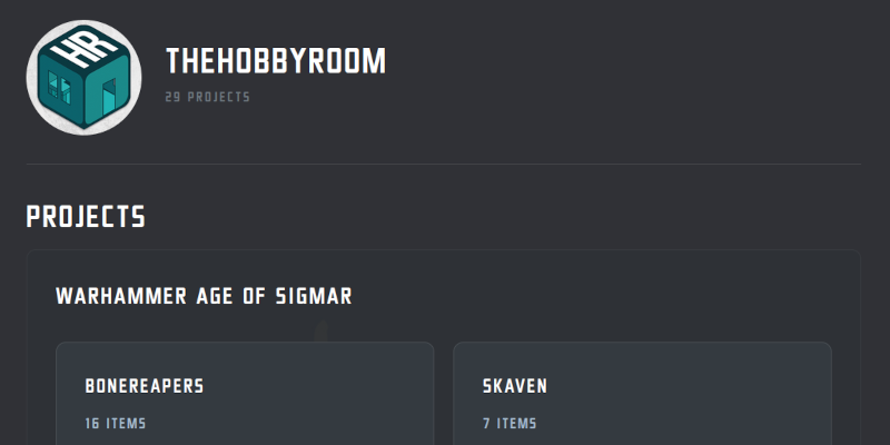 Profile pages